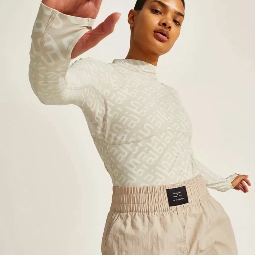 Halle Berry X Sweaty Betty Sophia Training Rashguard in White